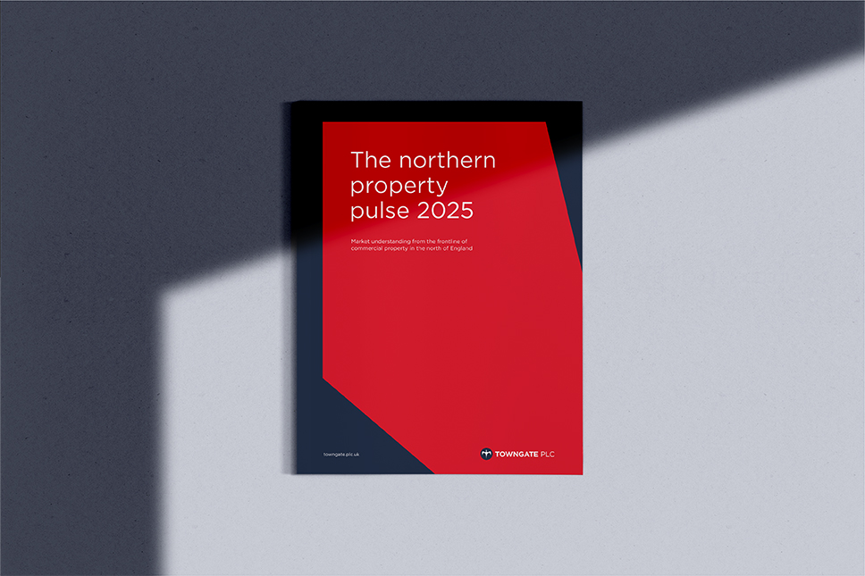 an image of the front cover of the norther property pulse, a survey of property agents about the landscape in 2025